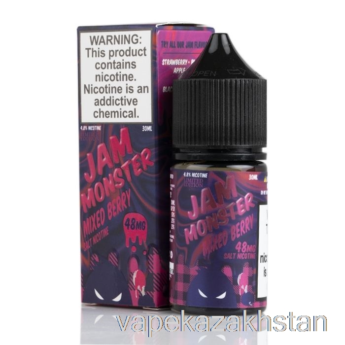 Vape Kazakhstan Mixed Berry - Jam Monster Salts - 30mL 48mg